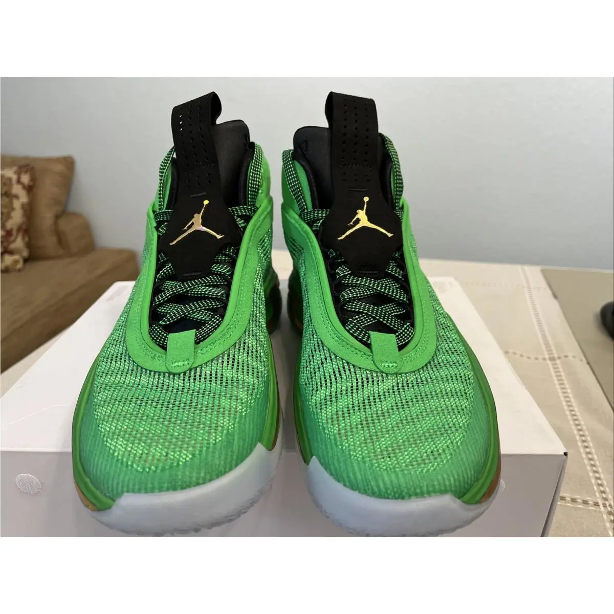Nike shoes - Air Jordan 36 - Air - CZ2650-300 - Green Spark Metallic Gold 3