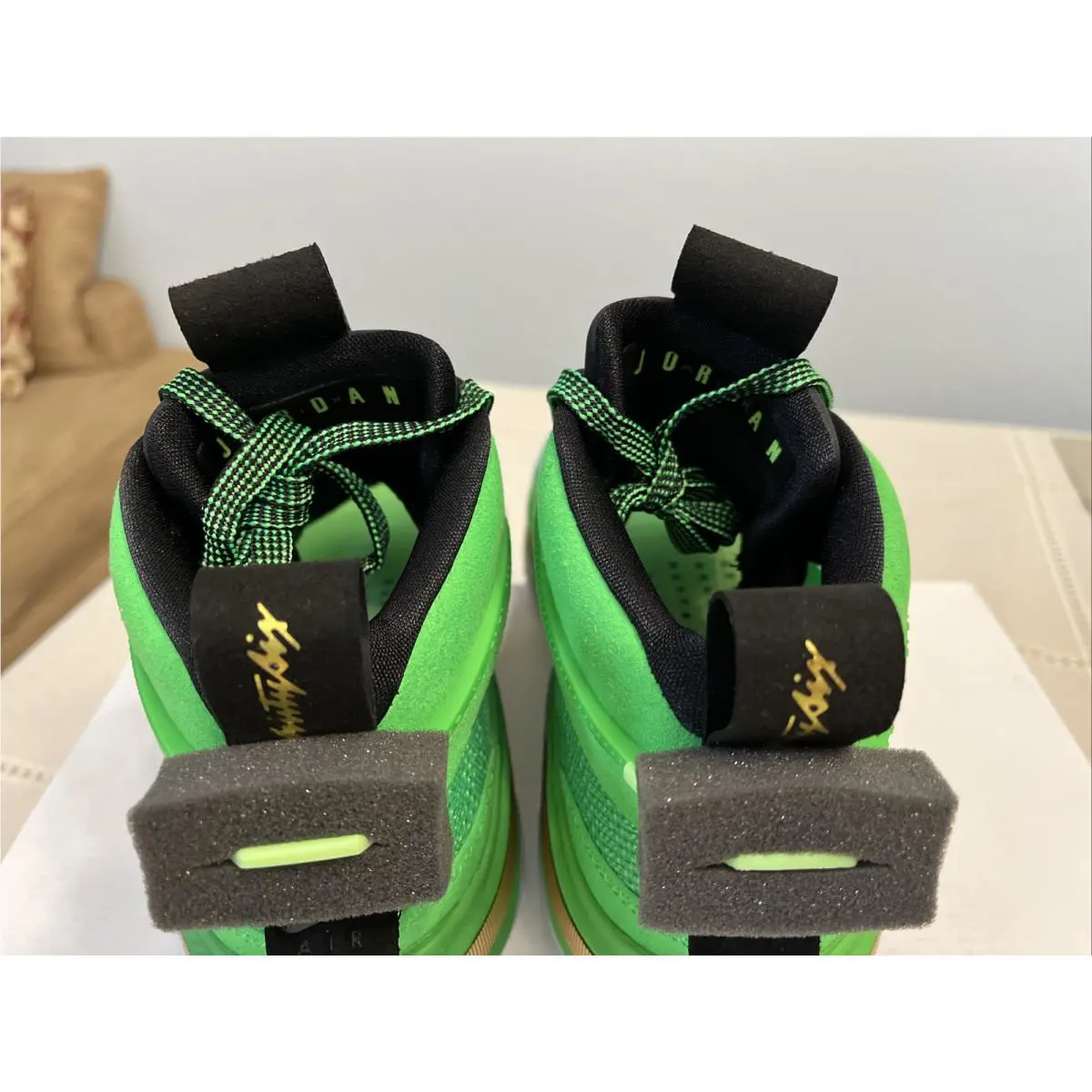 Nike shoes - Air Jordan 36 - Air - CZ2650-300 - Green Spark Metallic Gold 6