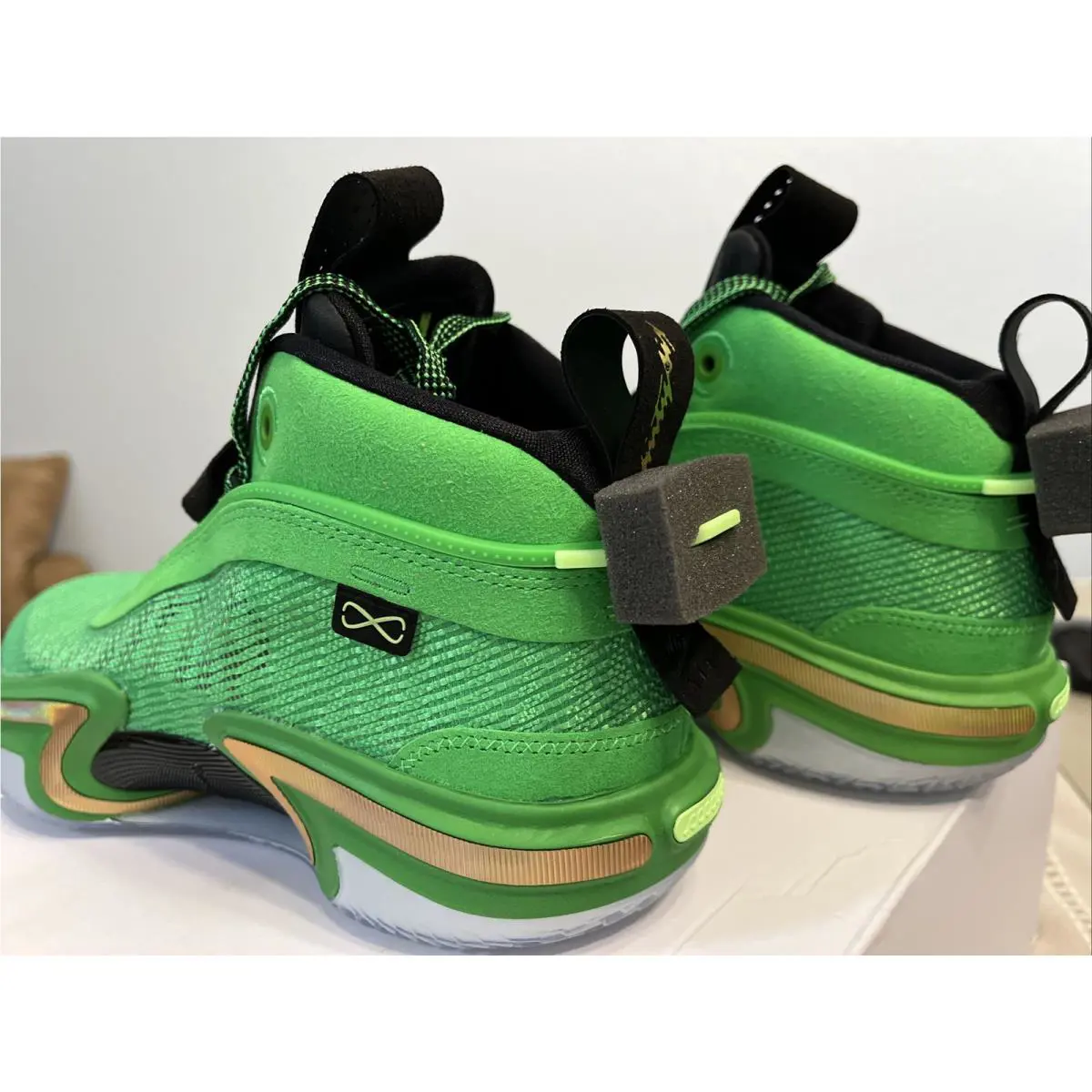 Nike shoes - Air Jordan 36 - Air - CZ2650-300 - Green Spark Metallic Gold 7