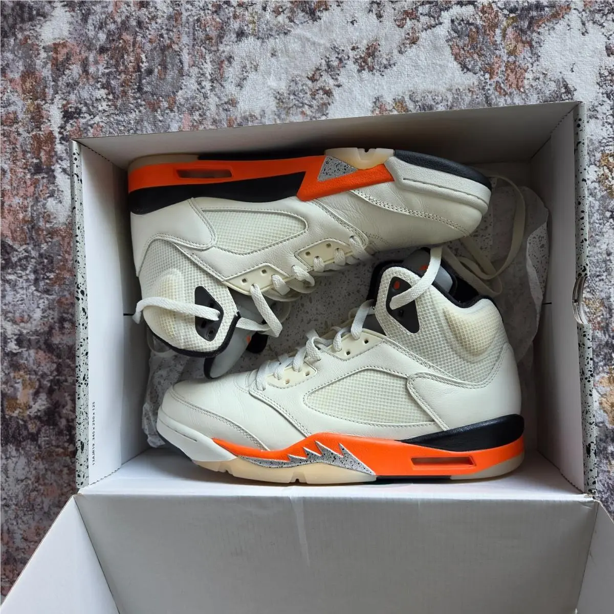Nike shoes - Air Jordan 5 - Air - DC1060 100 - Sail Orange Blaze 16