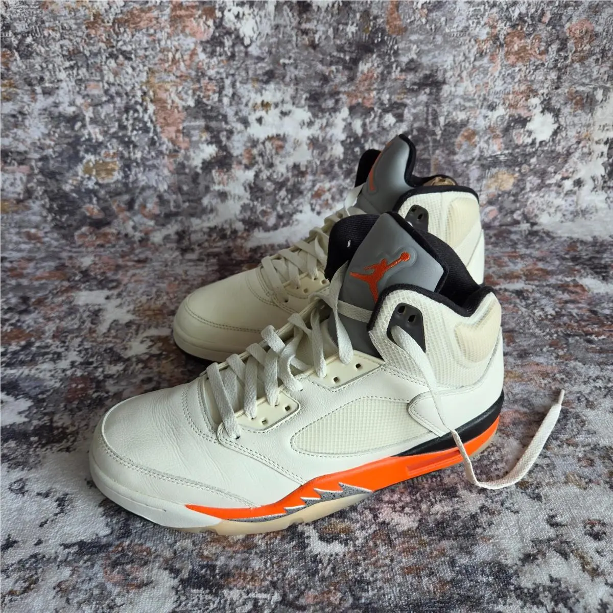 Nike shoes - Air Jordan 5 - Air - DC1060 100 - Sail Orange Blaze 3