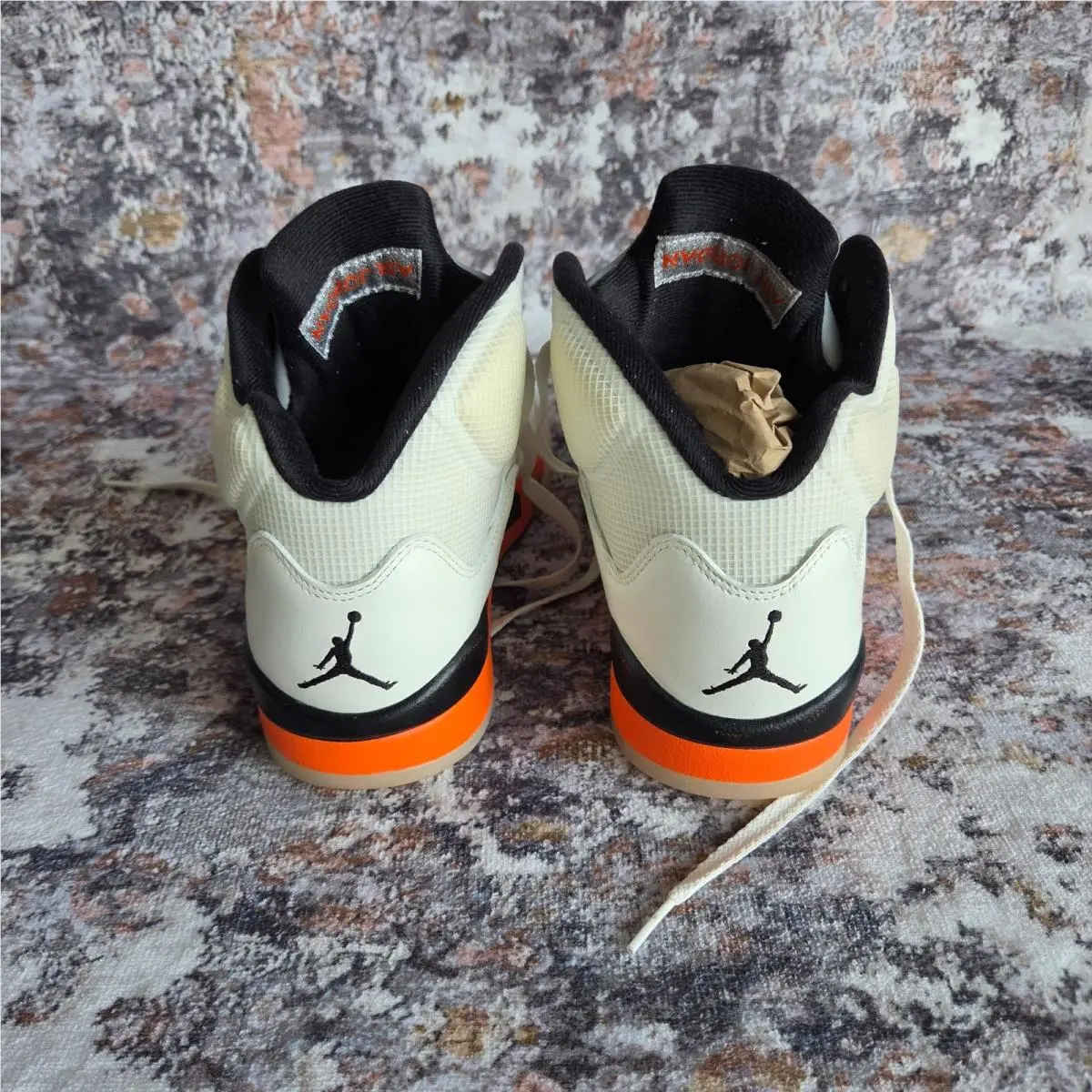 Nike shoes - Air Jordan 5 - Air - DC1060 100 - Sail Orange Blaze 4
