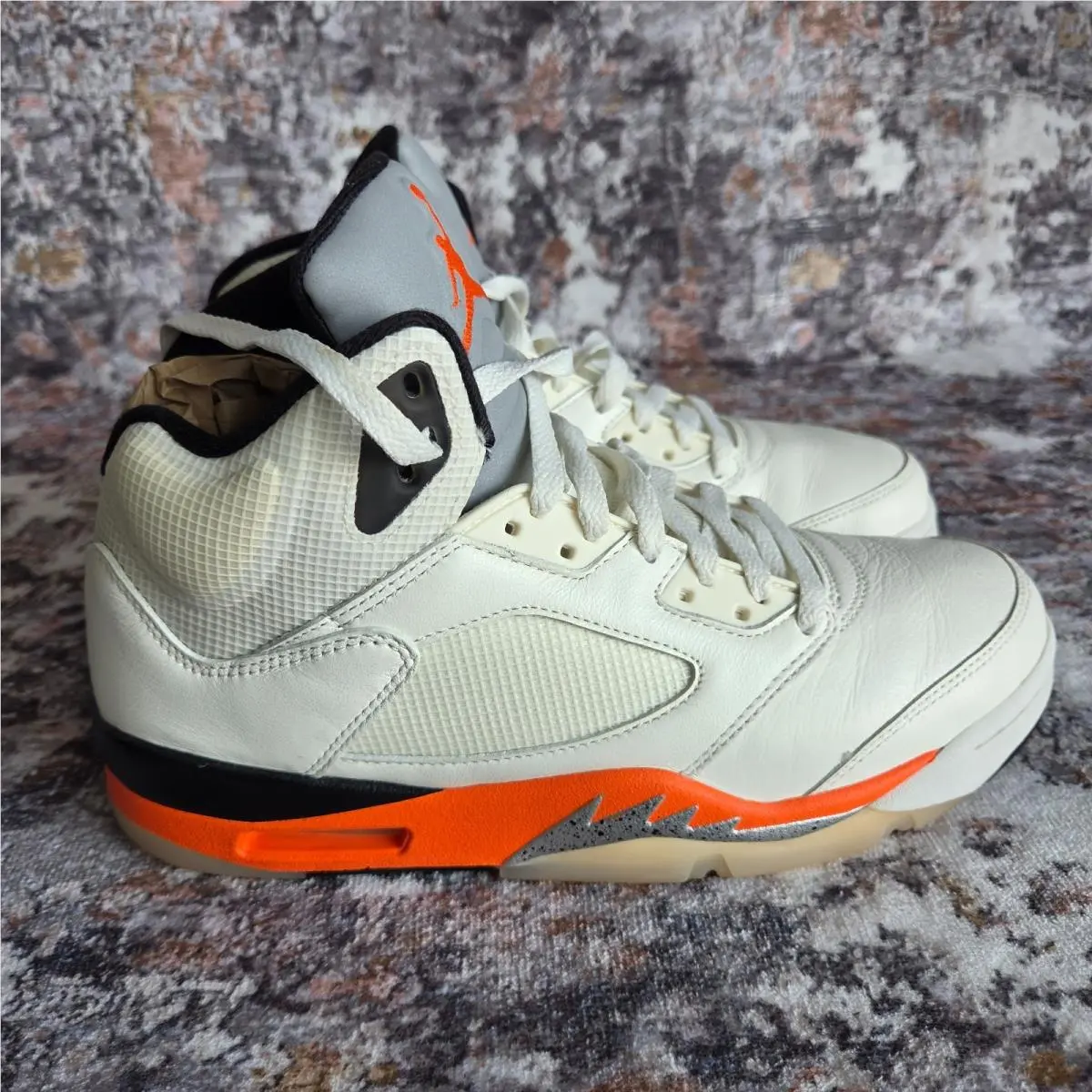 Nike shoes - Air Jordan 5 - Air - DC1060 100 - Sail Orange Blaze 5