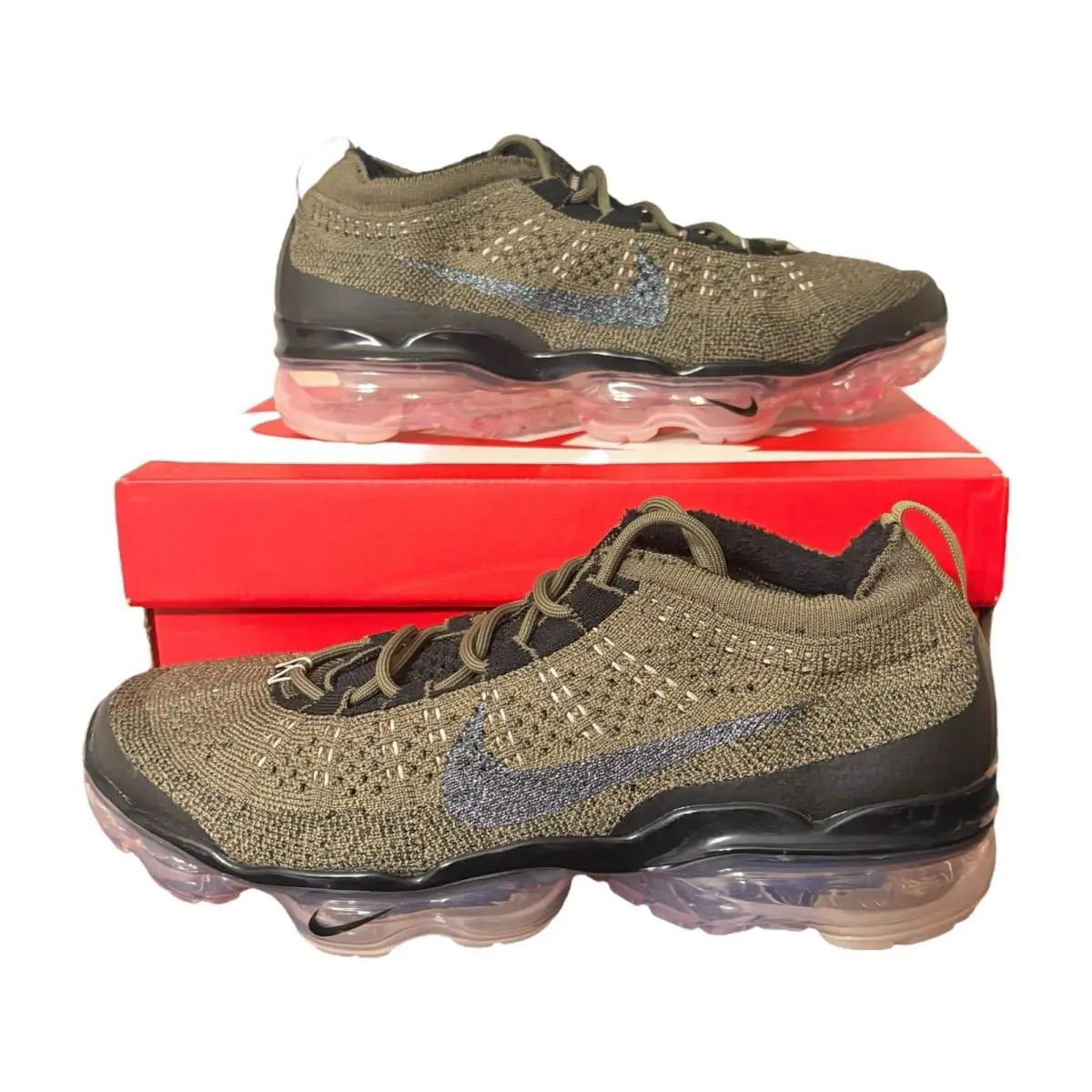 Nike shoes - Nike Air VaporMax Flyknit - Air VaporMax Flyknit - DV1678-200 - Olive 0