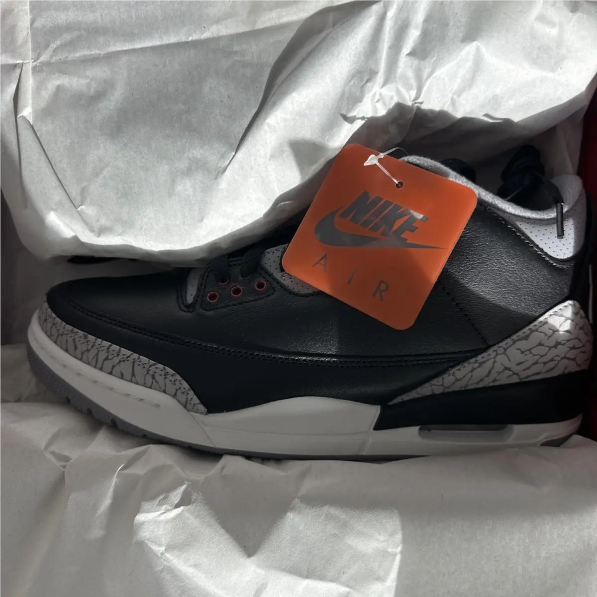 Air Jordan 3 Retro OG 2024 Black Cement Size 9  DN3707-010 by Nike