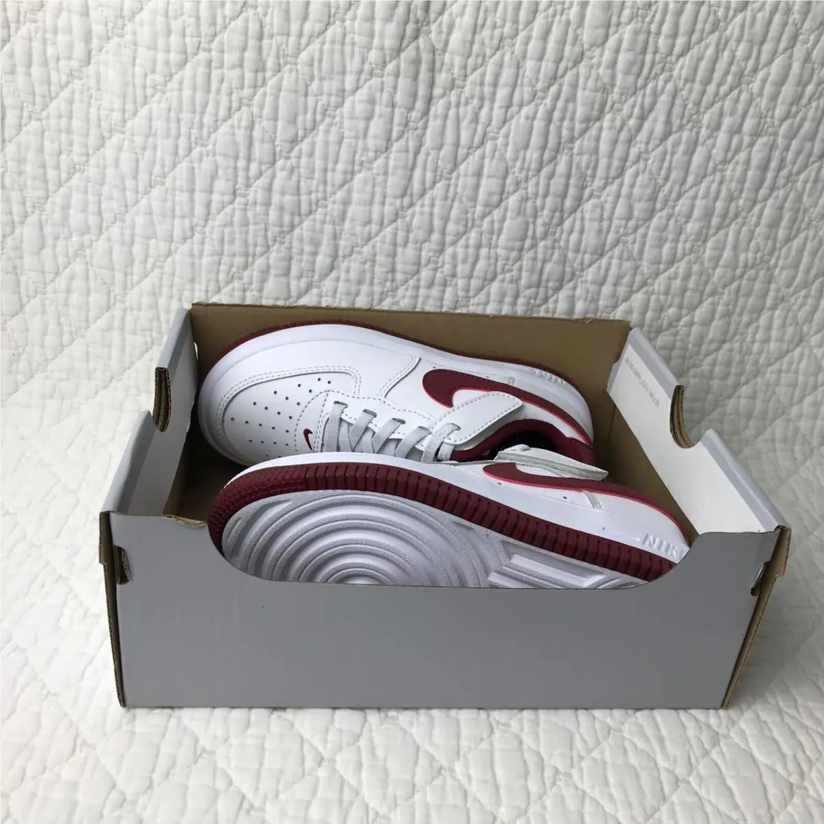 Nike shoes - Nike Air Force Low (PS) - FN0237-105 - White/Team Red 9