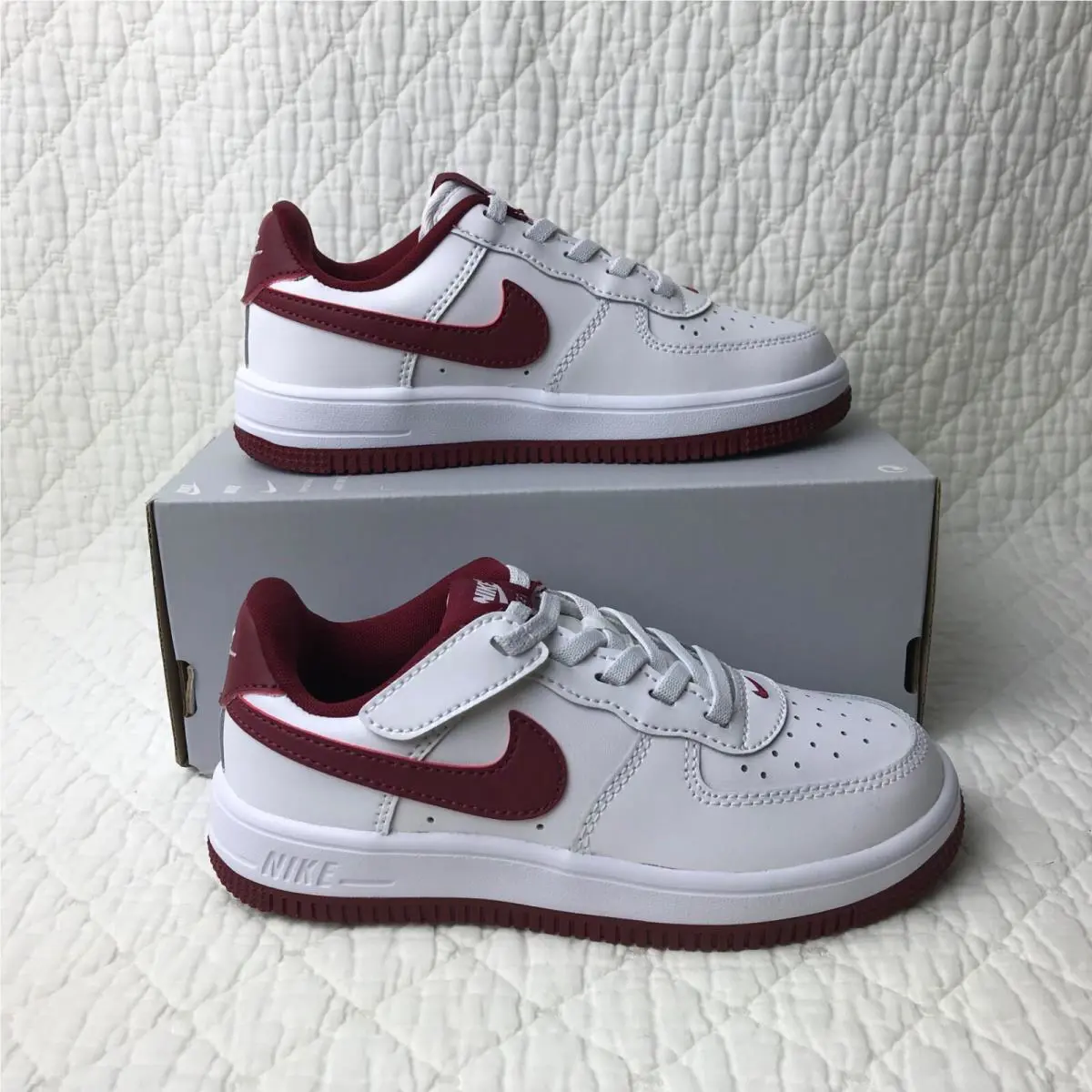 Nike shoes - Nike Air Force Low (PS) - FN0237-105 - White/Team Red 1