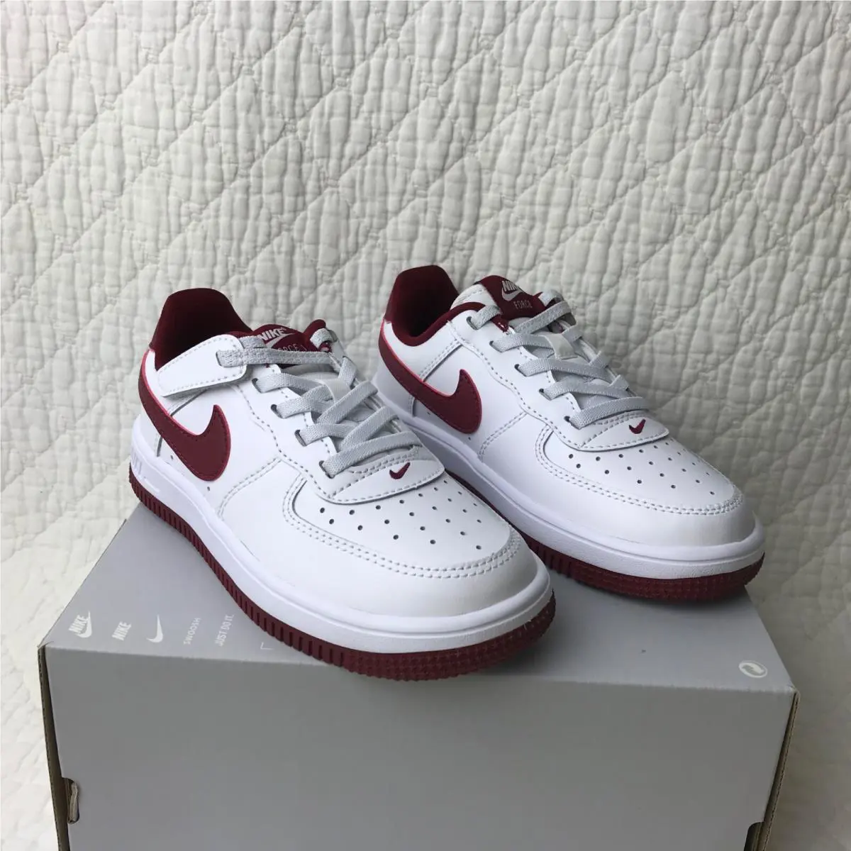 Nike shoes - Nike Air Force Low (PS) - FN0237-105 - White/Team Red 6