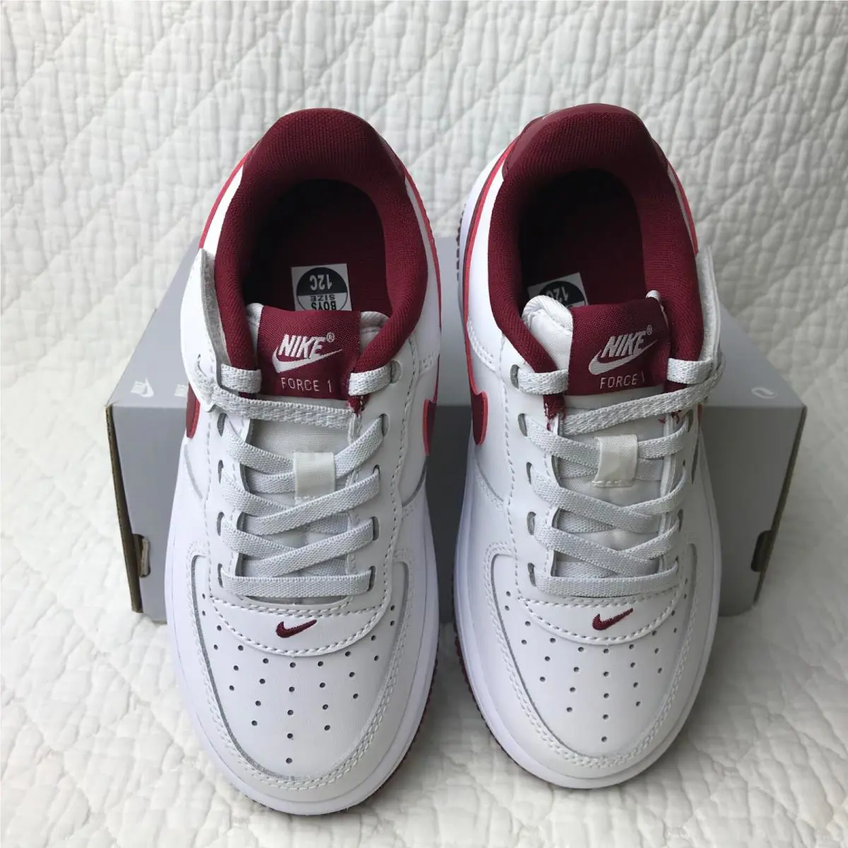 Nike shoes - Nike Air Force Low (PS) - FN0237-105 - White/Team Red 7