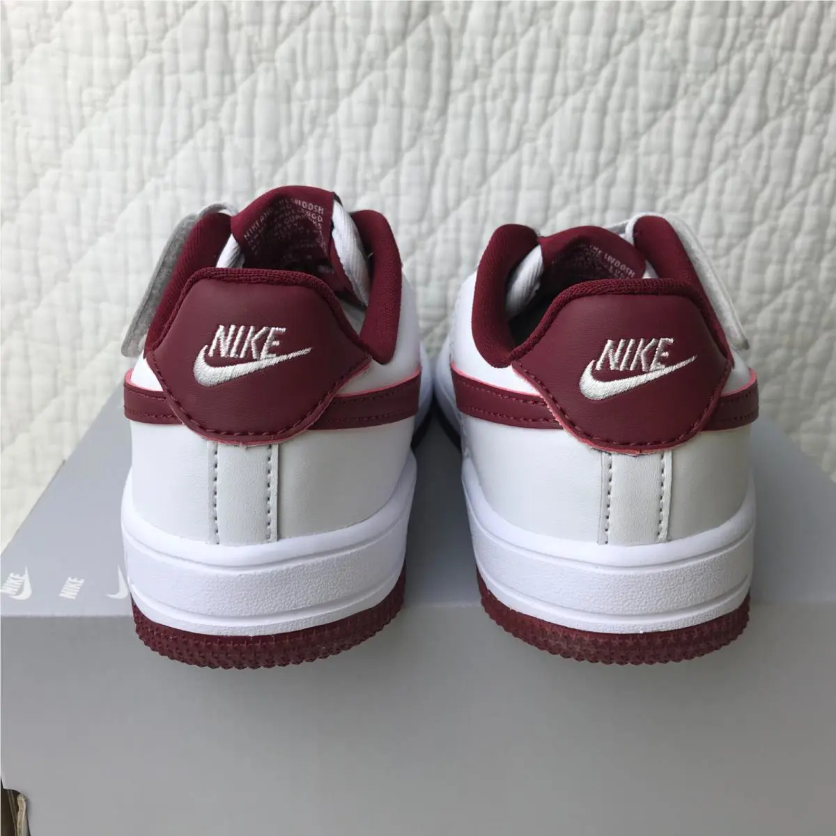 Nike shoes - Nike Air Force Low (PS) - FN0237-105 - White/Team Red 4