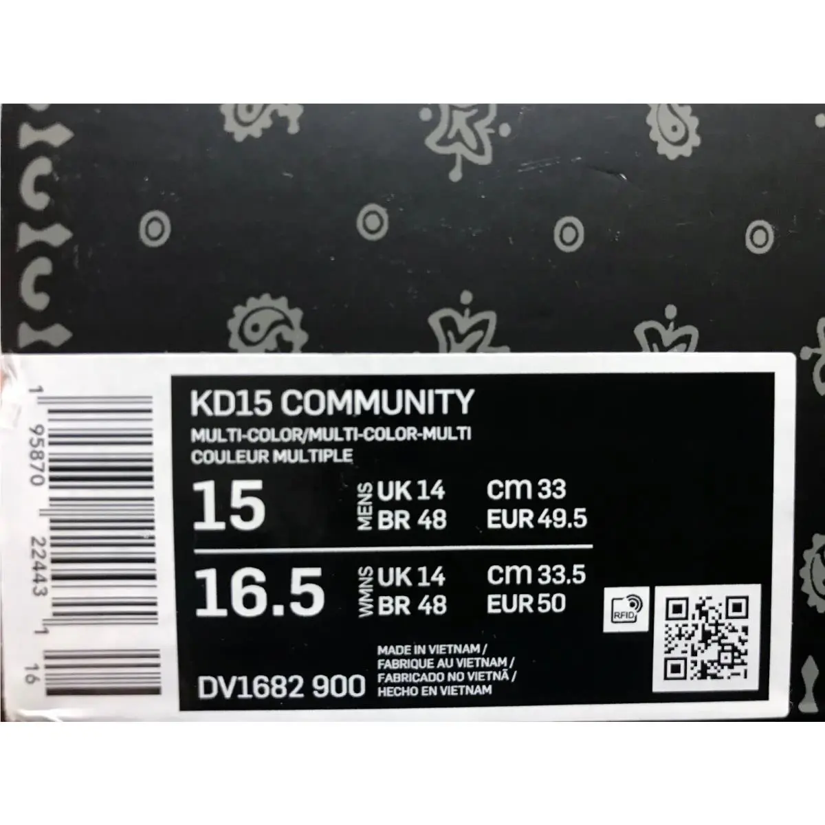 Nike shoes - Nike KD 15 - DV1682-900 - Multicolor (UPC: 195870224431) 3