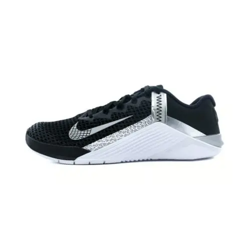 Nike Wmns Metcon 6 `black Metallic Silver` AT3160-010 US W 5