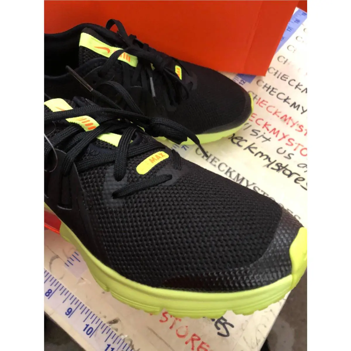 Nike shoes - BLACK TOTAL ORANGE VOLT MULTI (UPC: 886736046013) 1