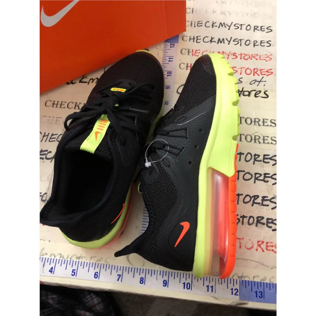 Nike shoes - BLACK TOTAL ORANGE VOLT MULTI (UPC: 886736046013) 5