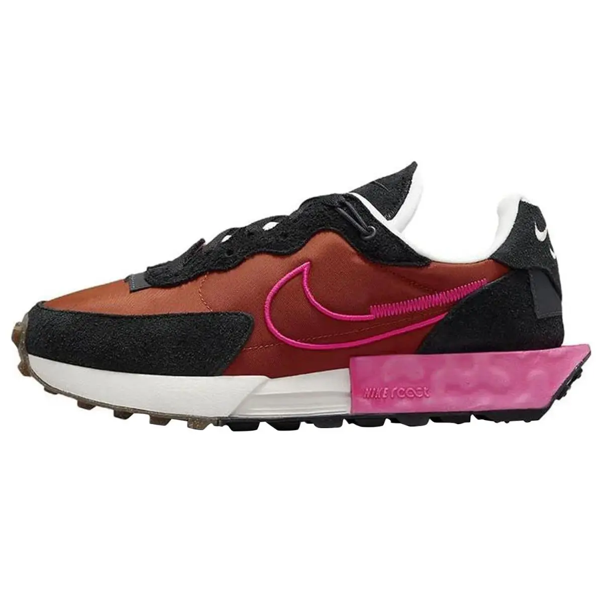 Nike Women`s Fontanka Waffle Burnt Sunrise/pink Prime-black 7