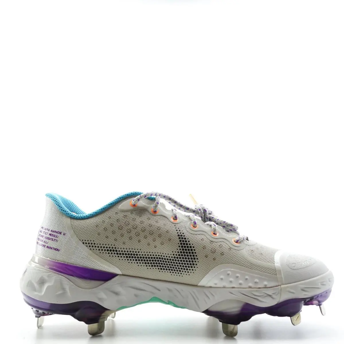 Nike shoes - Nike Alpha  Huarache Elite 3 Mid - CV3552 001 - White, Metallic Gold 1