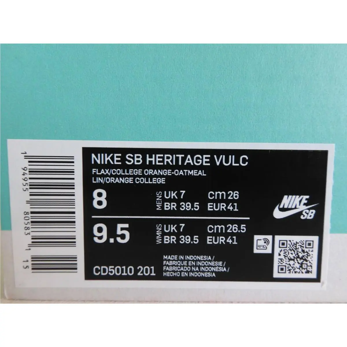Nike shoes - Nike SB Heritage Vulc - Heritage Vulc - CD5010201 - Brown (UPC: 194955805831) 3
