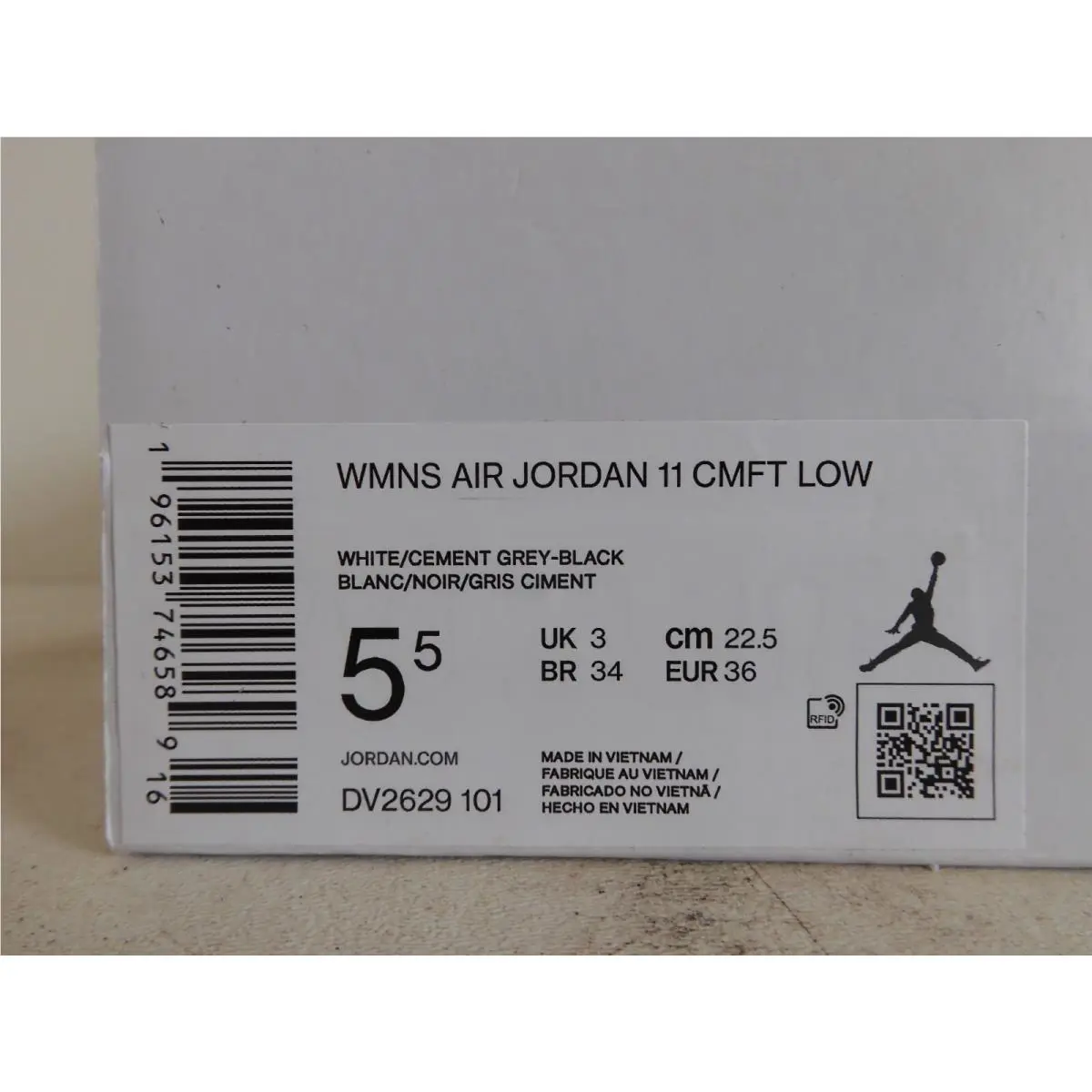Nike shoes - Air Jordan 11 Low - Air Low - DV2629-101 - White (UPC: 196153746589) 3