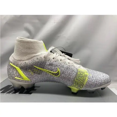 Nike shoes - Nike Mercurial Superfly 8 Elite FG - CV0958-107 - White/Metallic Silver/Volt/Black 1