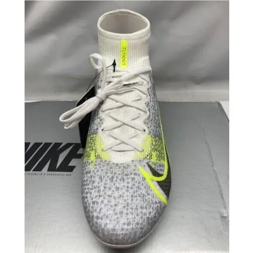 Nike shoes - Nike Mercurial Superfly 8 Elite FG - CV0958-107 - White/Metallic Silver/Volt/Black 2