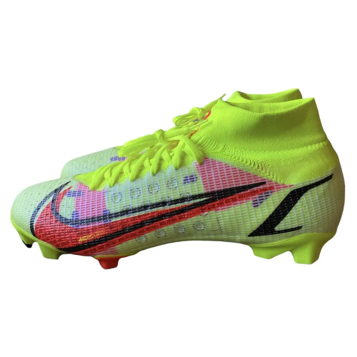 Nike Mercurial Superfly 8 Pro FG Volt Soccer CV0961-760 - Men`s Size 13 - Yellow