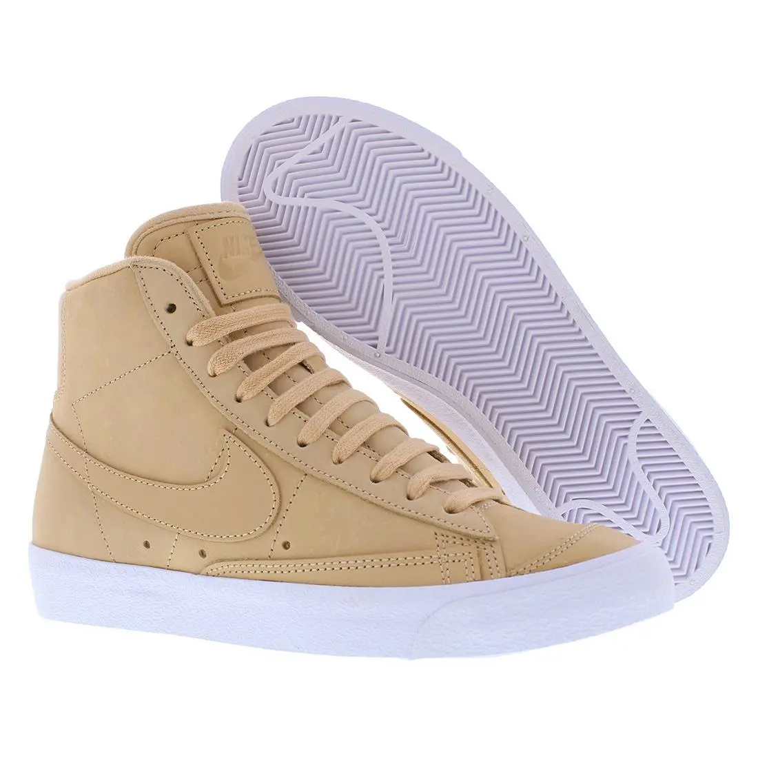 Nike Blazer Mid Prm Mf Womens Shoes Size 11 Color: Vachetta Tan - Brown, Main: Beige