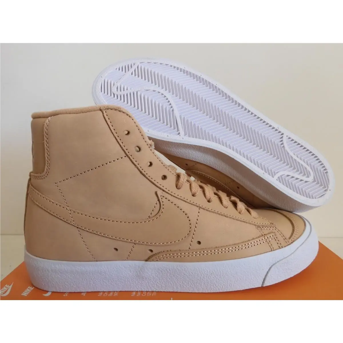 Wmns Nike Blazer Mid Premium MF Vachetta Tan-vachetta Tan SZ 6 DQ7572-200 - Brown
