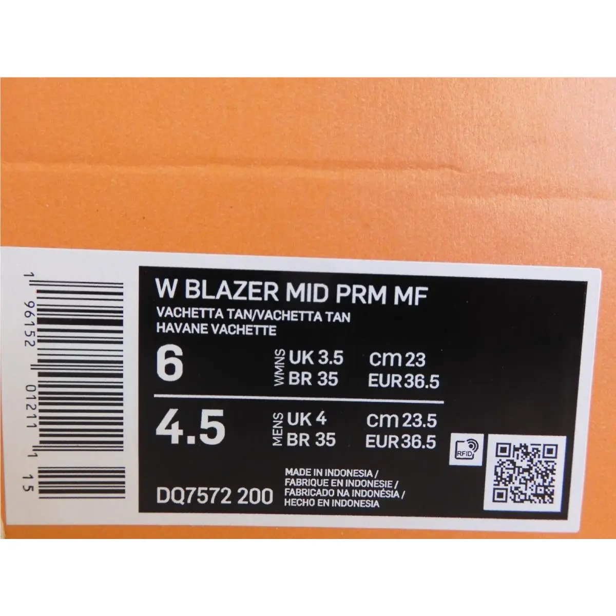 Nike shoes - Nike Blazer Mid - Blazer Mid - DQ7572 200 - Brown (UPC: 196152012111) 3