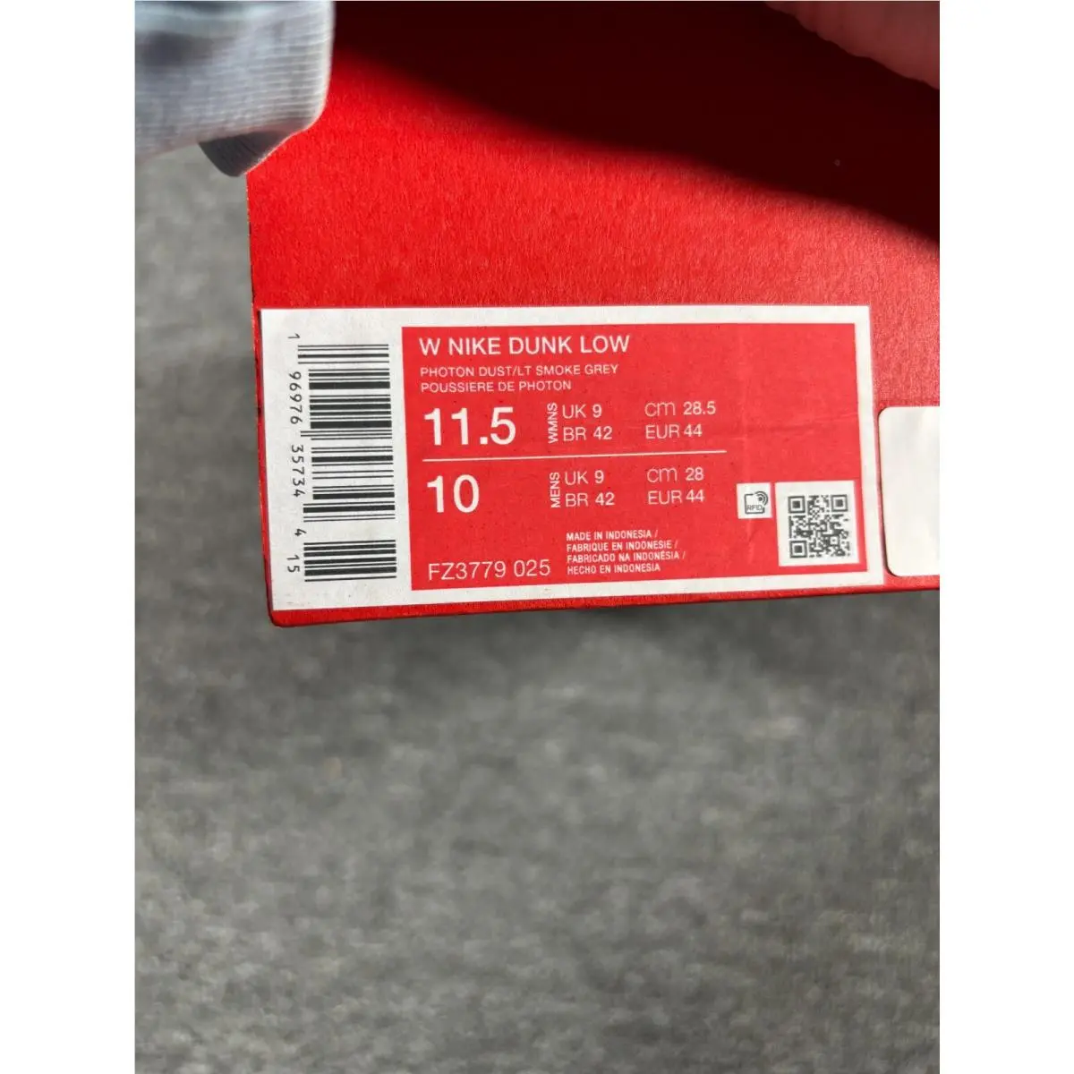 Nike shoes - Nike Dunk Low - Dunk Low - FZ3779-025 - Gray 7