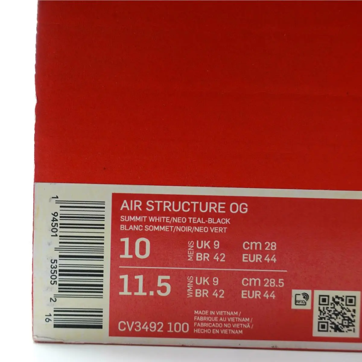 Nike shoes - Nike Air Structure OG - Air Structure - CV3492-100 - White, Multi-color 9