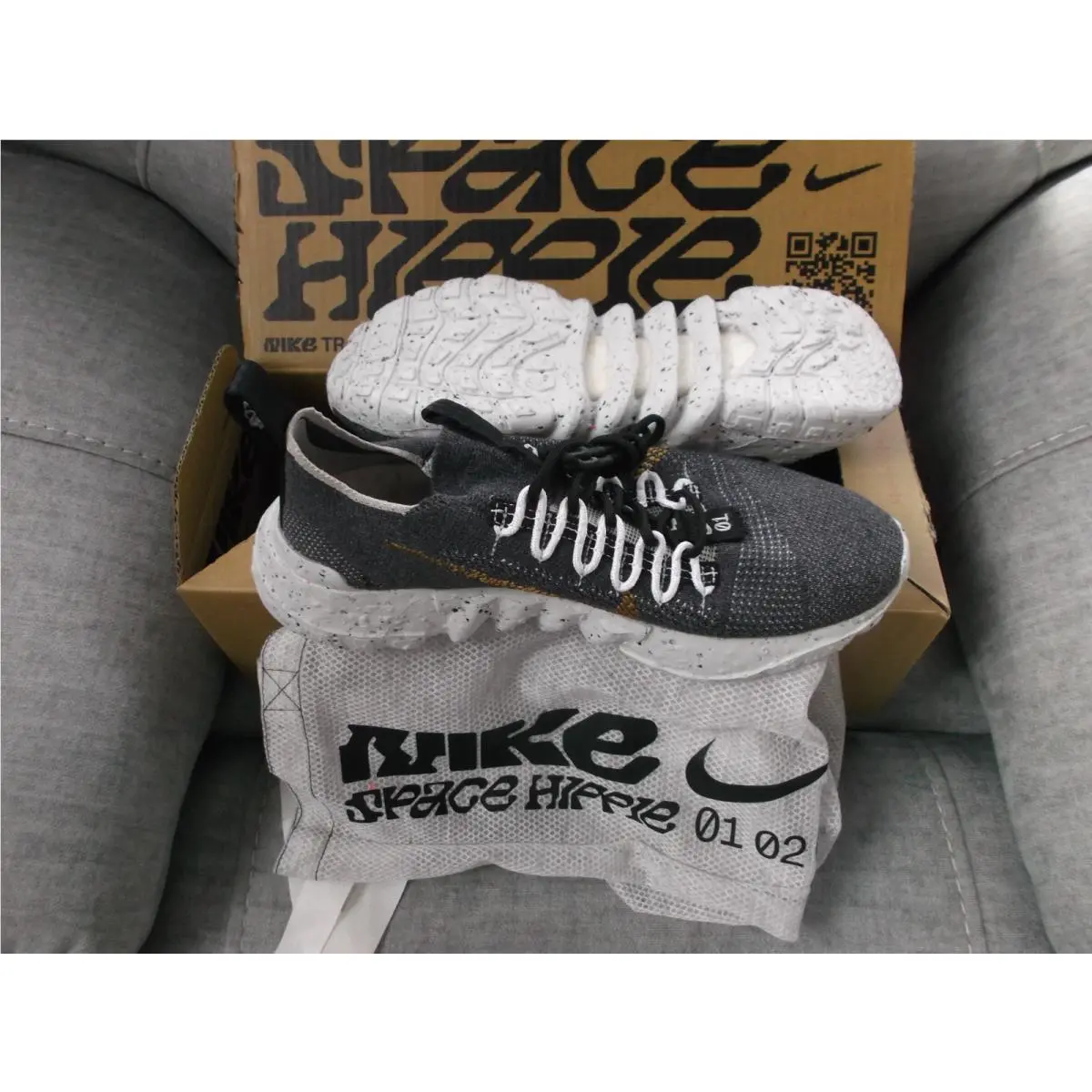 Nike shoes - Nike Space Hippie 01 - Space Hippie - CZ6148-002 - Black (UPC: 0194496045536) 1