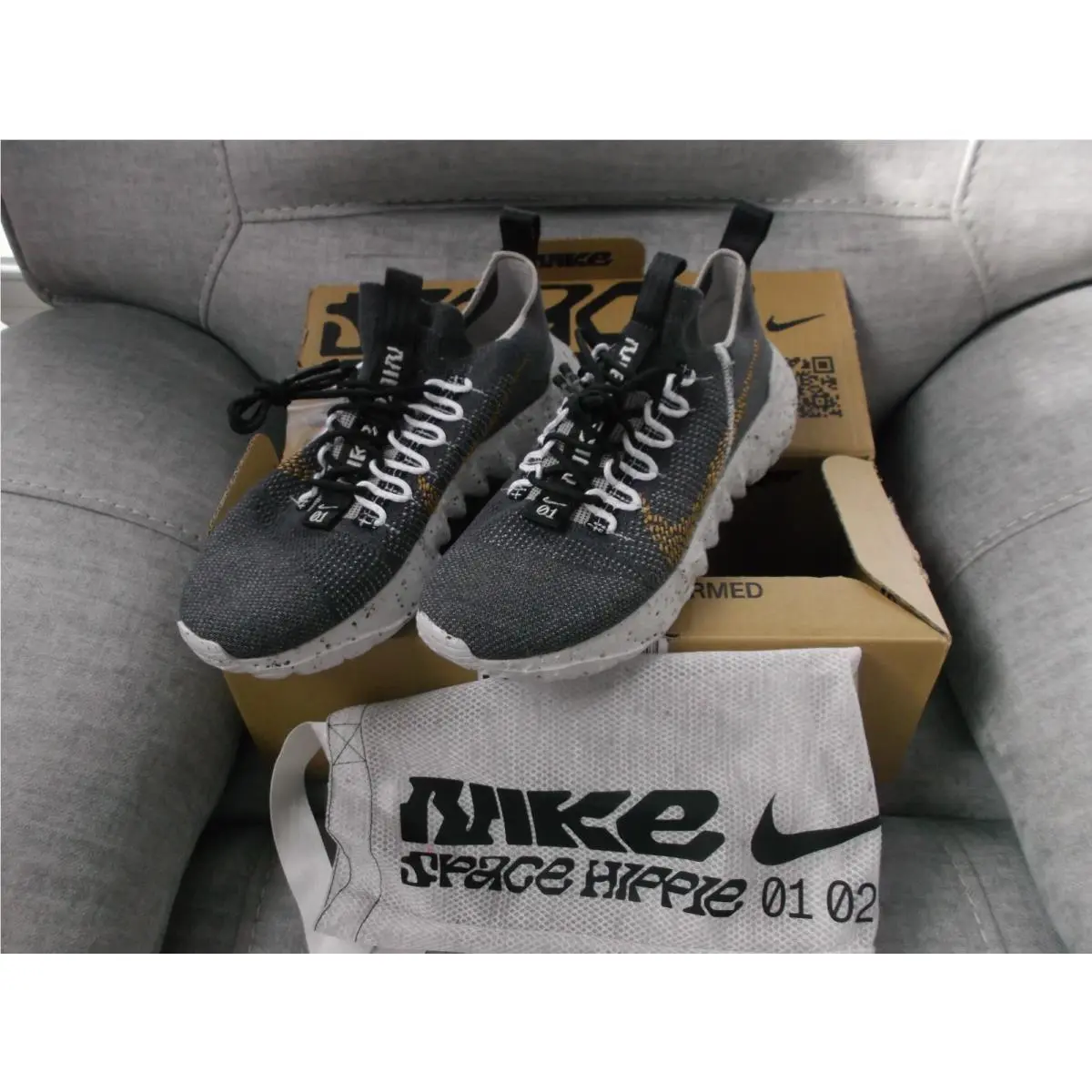 Nike shoes - Nike Space Hippie 01 - Space Hippie - CZ6148-002 - Black (UPC: 0194496045536) 5