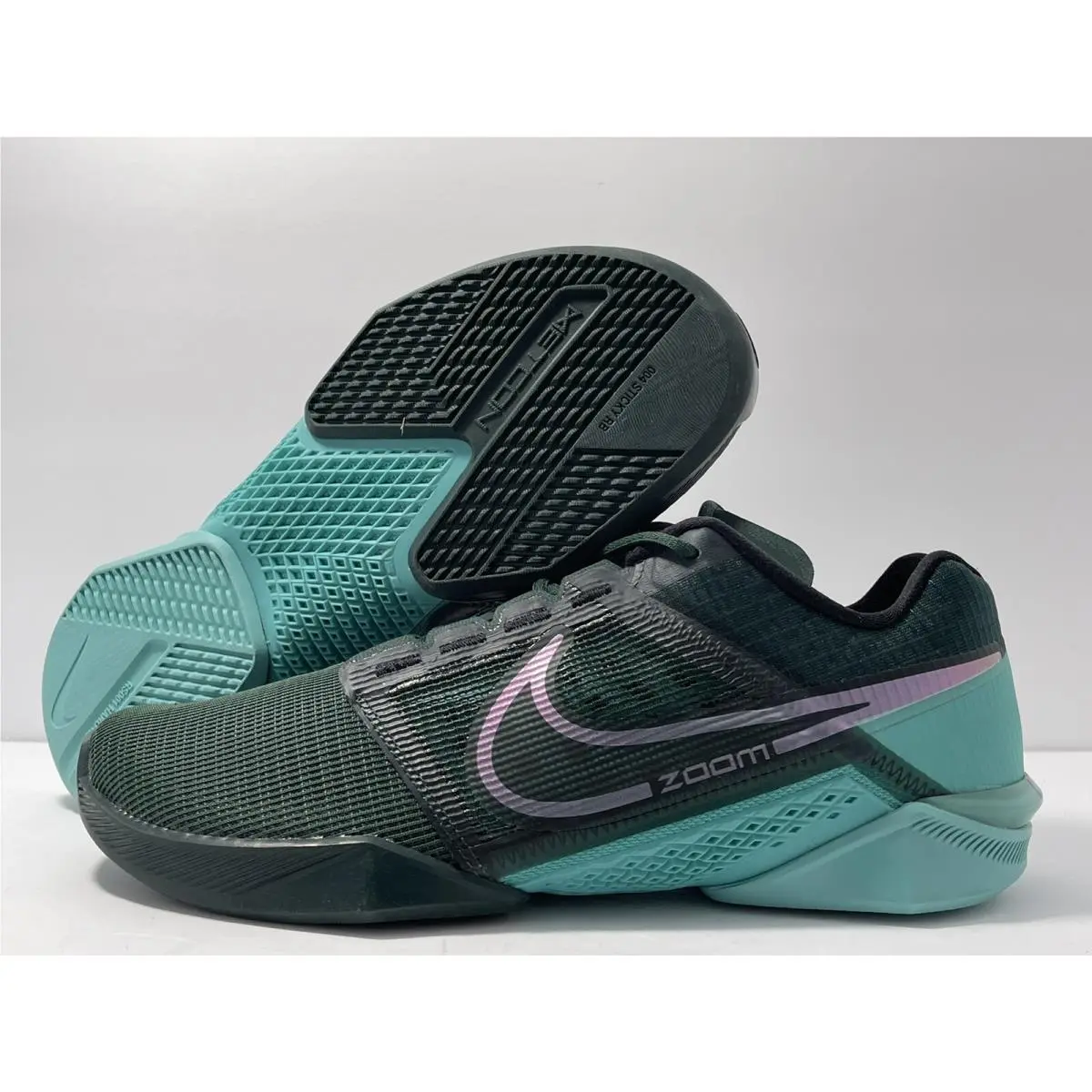 Nike Men Zoom Metcon Turbo 2 Pro Green/multicolor Size 8.5 US DH3392-393