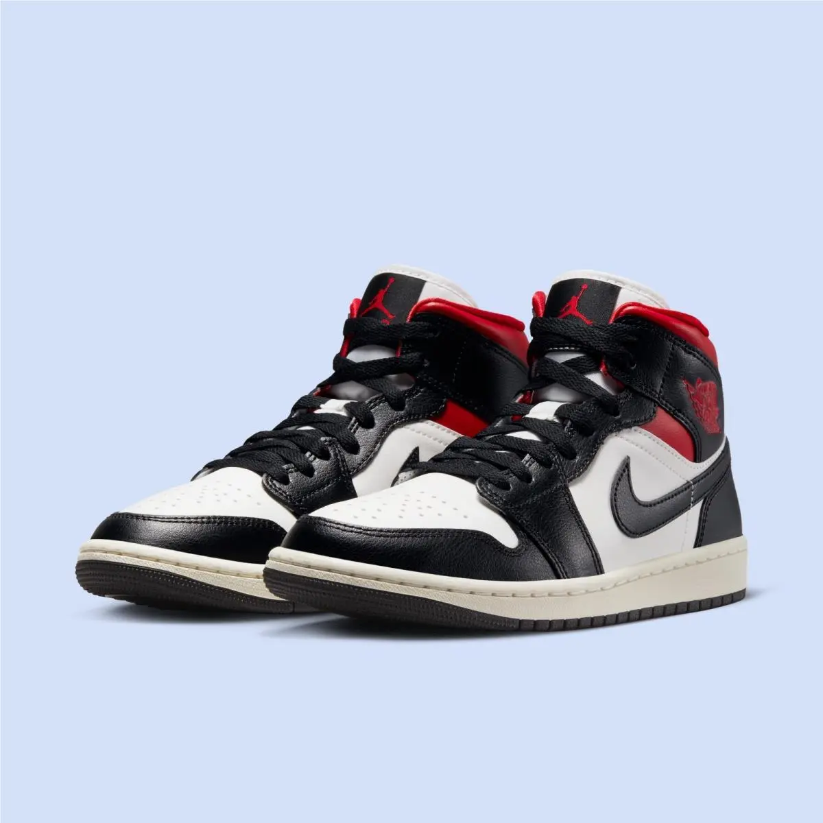 Nike Air Jordan 1 Mid Gym Red BQ6472-061 Women`s Size 11.5 / 10 Mens Shoes 109F