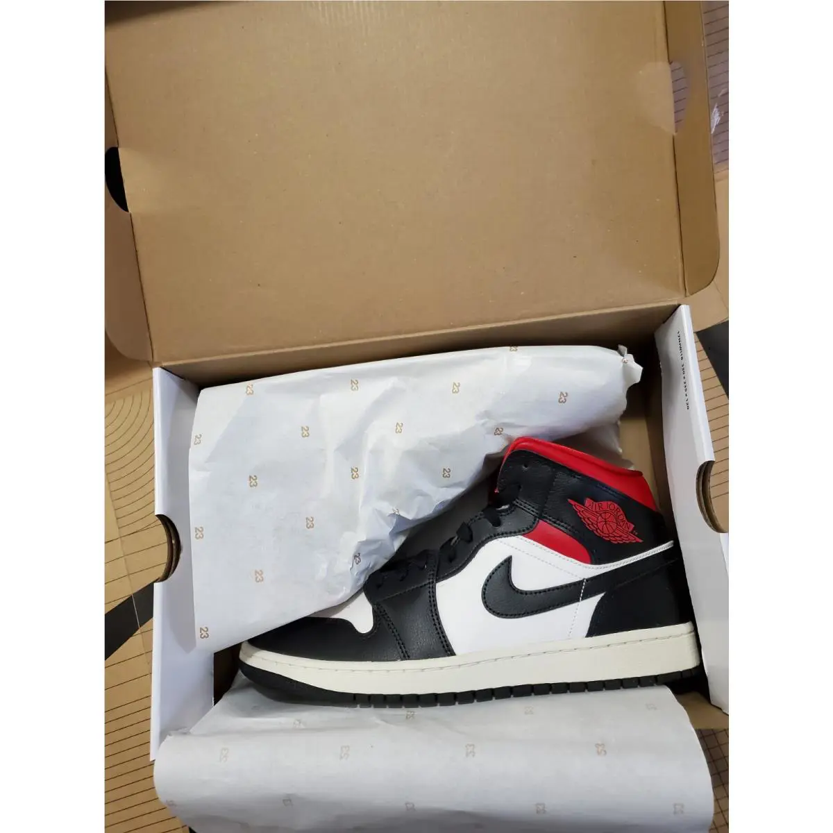 Nike shoes - Nike Air Jordan 1 - Air - BQ6472-061 - Black/Gym Red/Sail 0