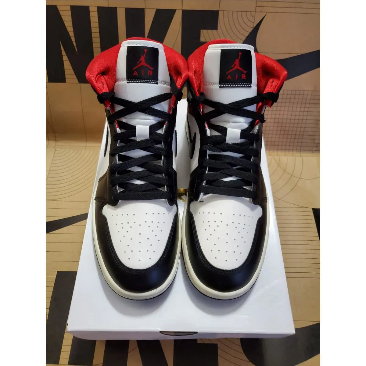 Nike shoes - Nike Air Jordan 1 - Air - BQ6472-061 - Black/Gym Red/Sail 2