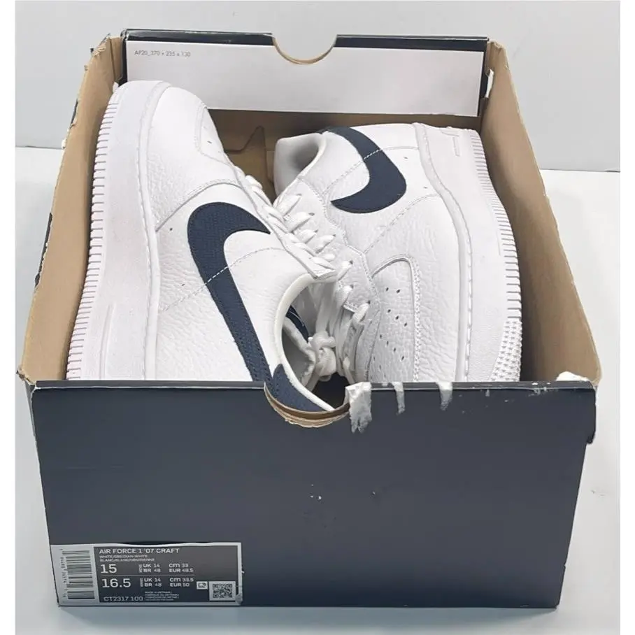 Nike shoes - Nike Air Force 1 - Air Force - CT2317100 - WHITE / OBSIDIAN WHITE (UPC: 194498265741) 9