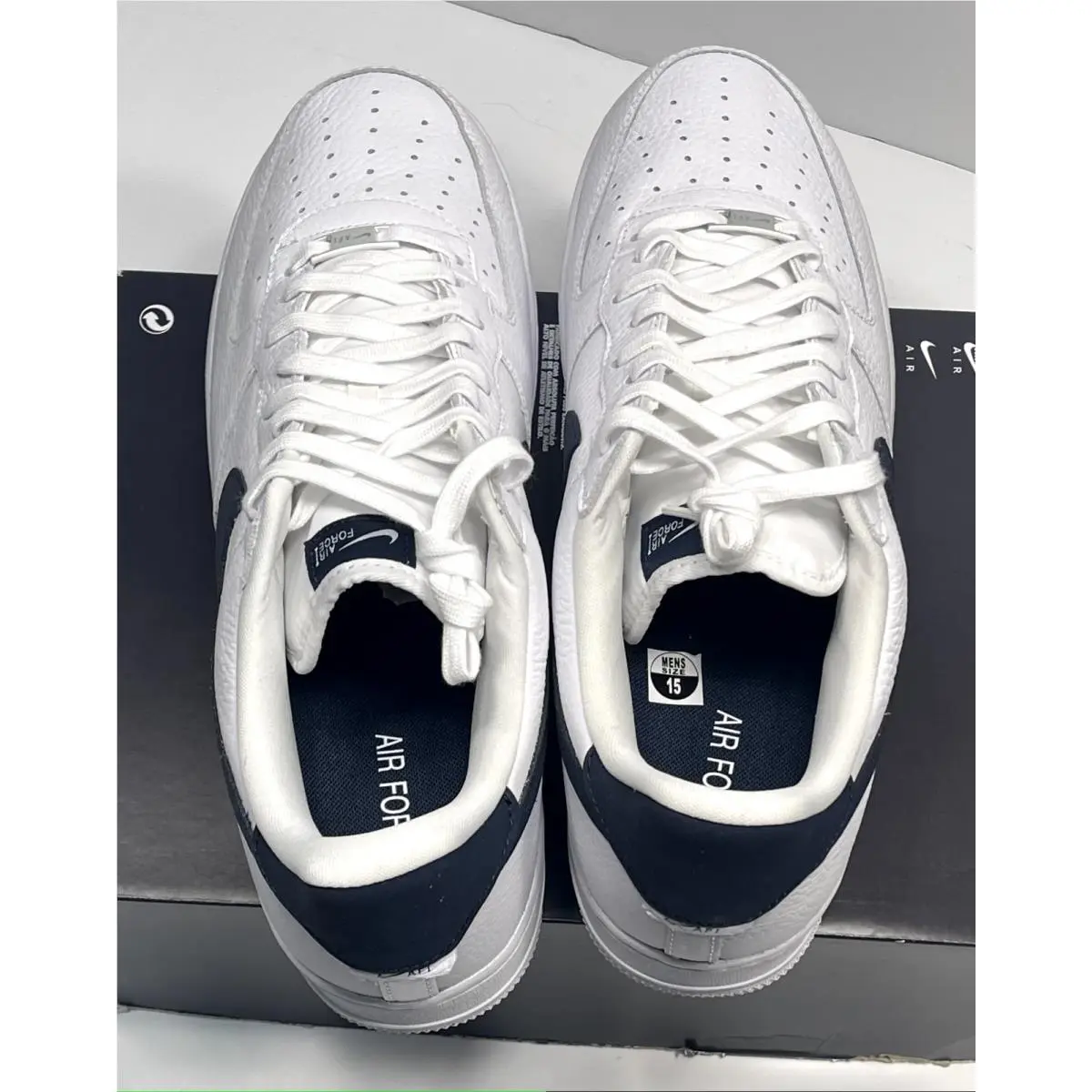 Nike shoes - Nike Air Force 1 - Air Force - CT2317100 - WHITE / OBSIDIAN WHITE (UPC: 194498265741) 1