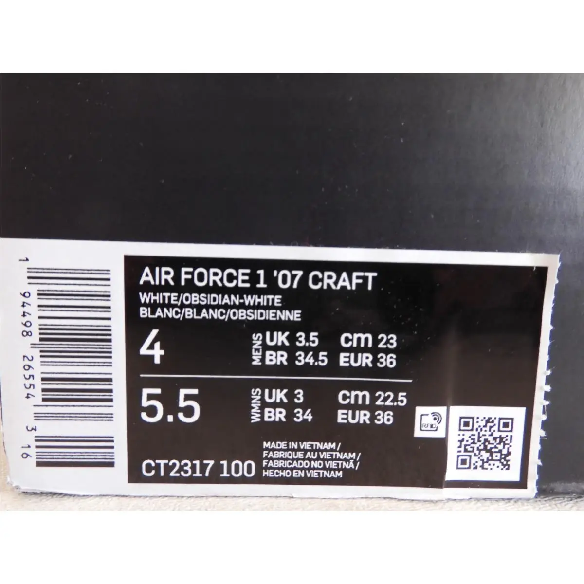 Nike shoes - Nike Air Force 1 - Air Force - CT2317100 - White (UPC: 194498265543) 3