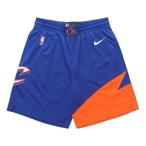 Mens Nike Cleveland Cavaliers Cavs City Edition Blue Basketball Shorts sz 38 L