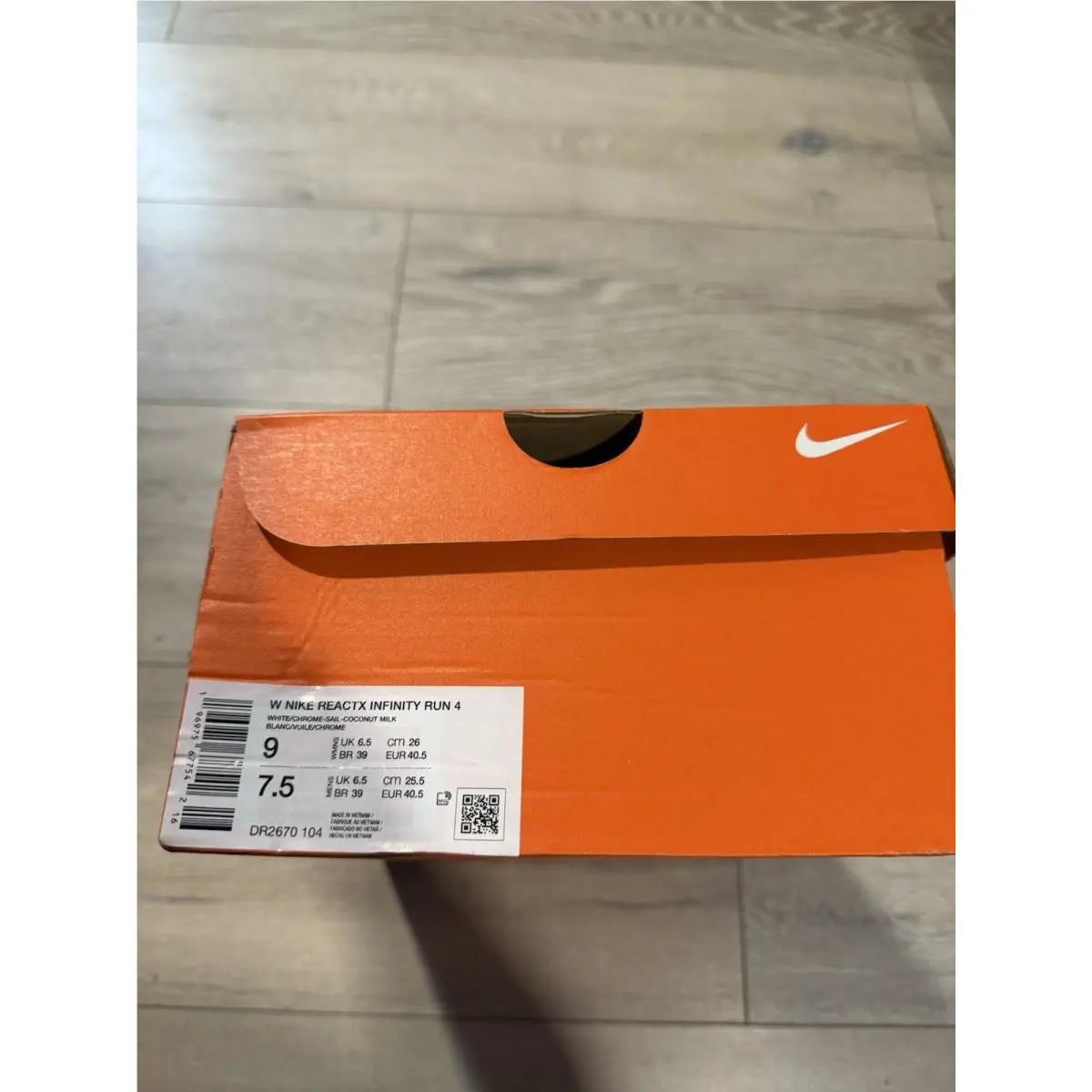 Nike shoes - Nike ReactX Infinity Run - ReactX Infinity Run - DR2670-104 - White 5