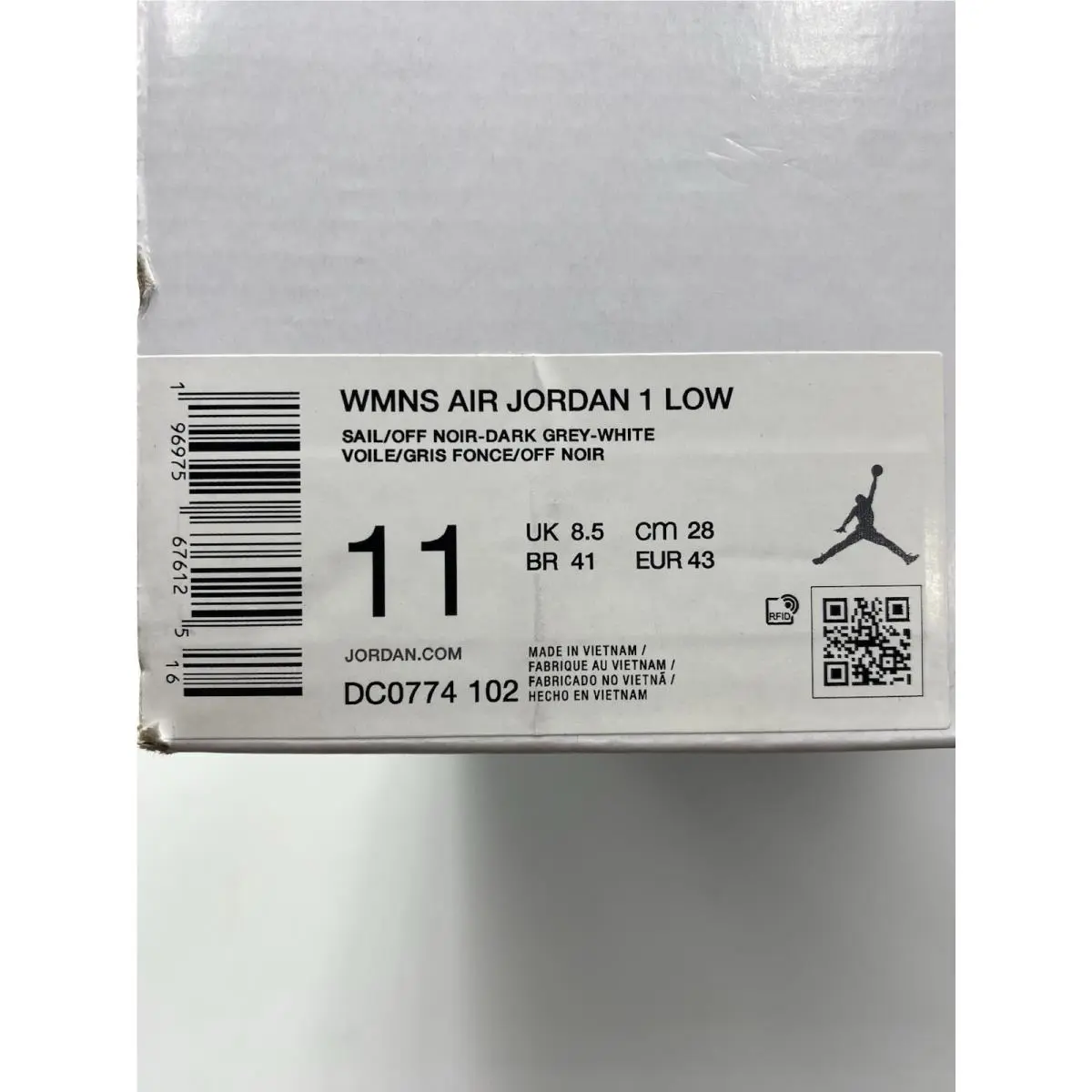 Nike shoes - Nike Air Jordan 1 - Air - DC0774-102 - Gray 6