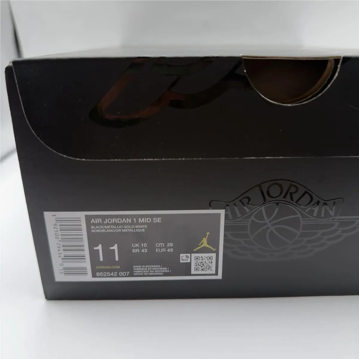Nike shoes - Air Jordan 1 - Air - 852542-007 - Black (UPC: 0192500794340) 7