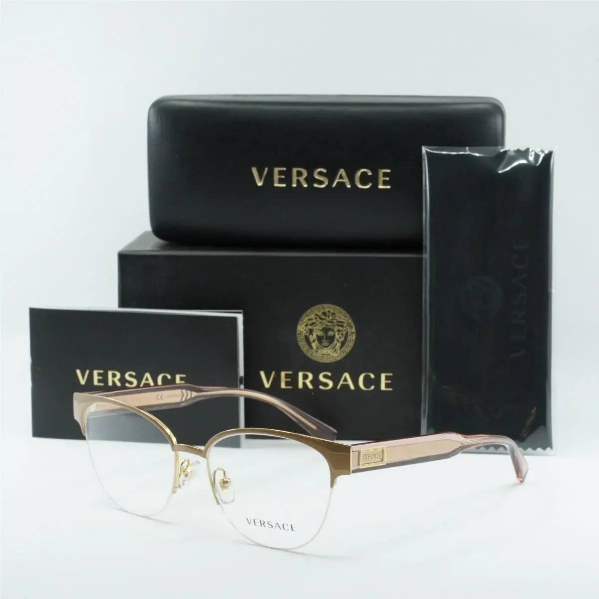 Versace VE1265 1463 Pink/gold 53mm Eyeglasses