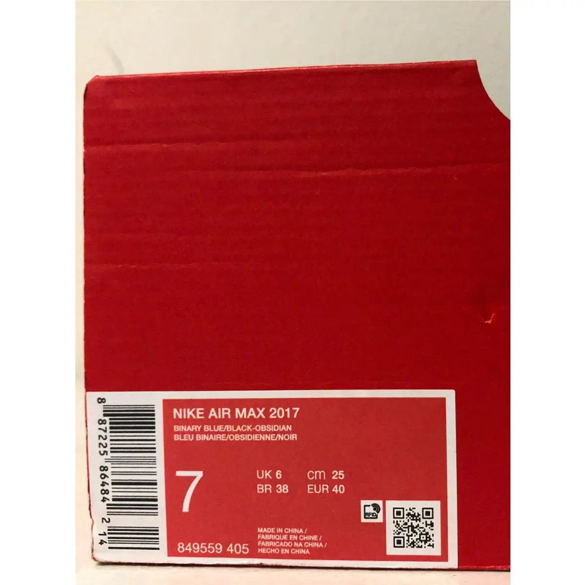 Nike shoes - Nike Air Max 2017 - Air Max - 849559-405 - Binary Blue/Black-Obsidian (UPC: 887225864842) 6