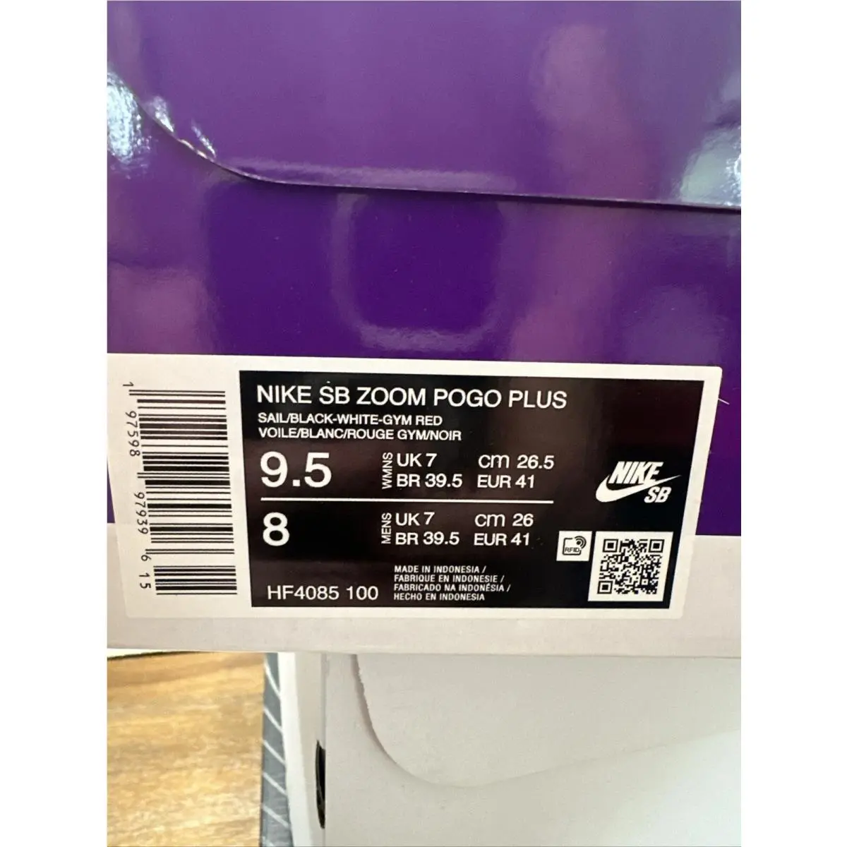Nike shoes - Nike Sb Zoom - Zoom - HF4085-100 - White (UPC: 0197598979396) 6