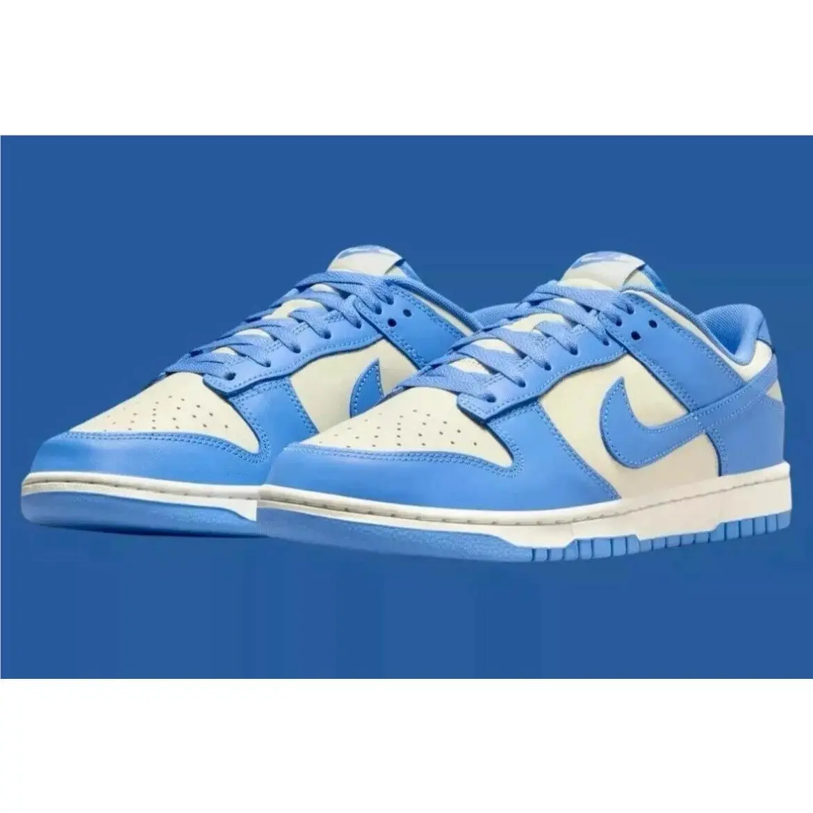 Nike Dunk Low Retro Shoes University Blue White Mens Size 11.5