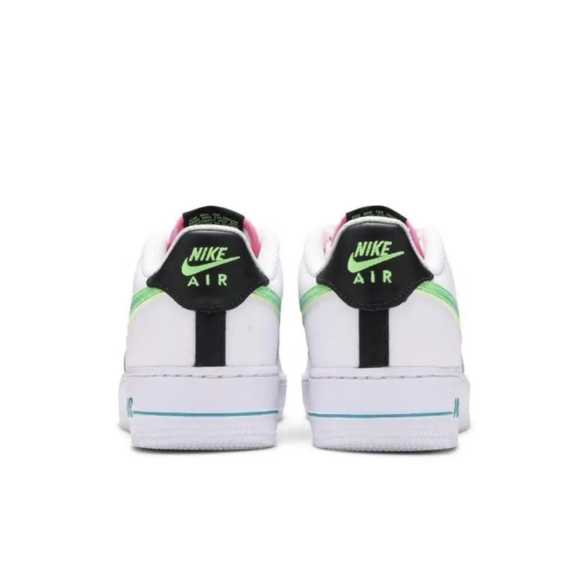 Nike shoes - Air Force 1 LV8 - Air Force - DJ5154-100 - White Green Strike Aquamarine 0