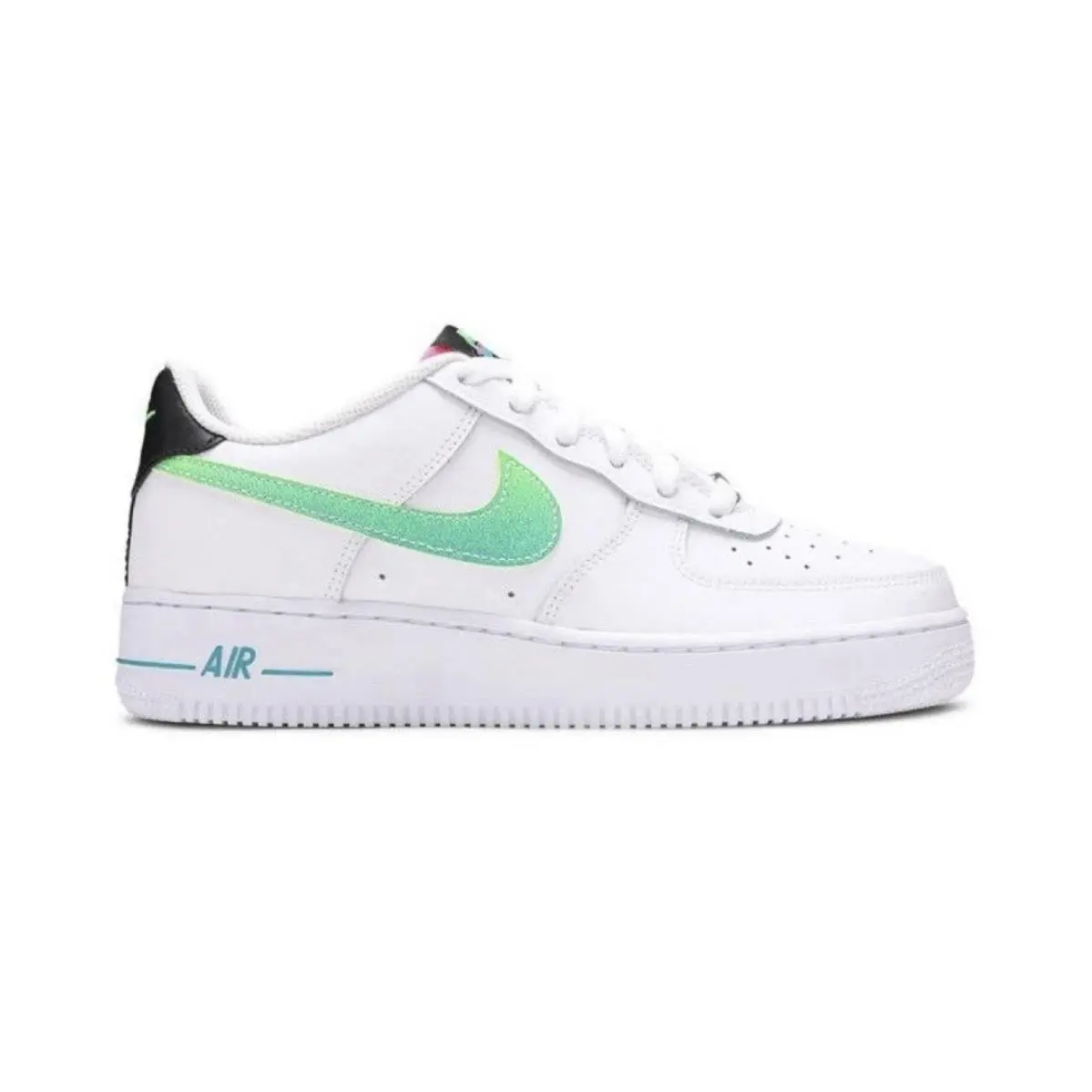 Nike shoes - Air Force 1 LV8 - Air Force - DJ5154-100 - White Green Strike Aquamarine 3