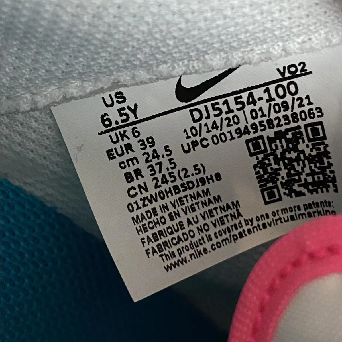 Nike shoes - Nike Air Force 1 - Air Force - DJ5154 100 - White (UPC: 192499850232) 7